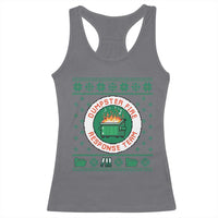 Funny Dumpster Fire Response Team Racerback Tank Top Office Party Holiday Chaos Humor - Wonder Print Shop