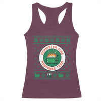 Funny Dumpster Fire Response Team Racerback Tank Top Office Party Holiday Chaos Humor - Wonder Print Shop