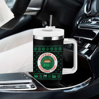Funny Dumpster Fire Response Team Tumbler With Handle Office Party Holiday Chaos Humor - undefined