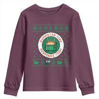 Funny Dumpster Fire Response Team Youth Sweatshirt Office Party Holiday Chaos Humor - Wonder Print Shop
