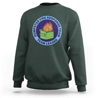 Dumpster Fire Response Team Leader Badge Sweatshirt Funny Office Chaos Holiday Gag Gift - Wonder Print Shop