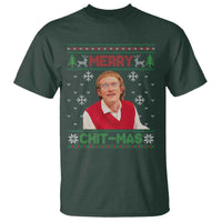 Funny Chit Christmas Merry Chit-Mas T Shirt Retro Holiday Humor - Wonder Print Shop