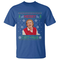 Funny Chit Christmas Merry Chit-Mas T Shirt Retro Holiday Humor - Wonder Print Shop