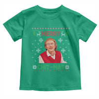 Funny Chit Christmas Merry Chit-Mas Toddler T Shirt Retro Holiday Humor - Wonder Print Shop