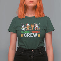 Black Friday Crew Christmas T Shirt For Women Funny Holiday Shopping Squad - Wonder Print Shop