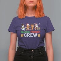 Black Friday Crew Christmas T Shirt For Women Funny Holiday Shopping Squad - Wonder Print Shop