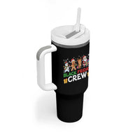 Black Friday Crew Christmas Tumbler With Handle Funny Holiday Shopping Squad - Wonder Print Shop
