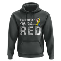 Red Friday Hoodie R.E.D On Friday We Wear Red Support American Troops - Wonder Print Shop
