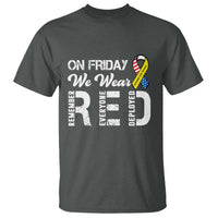 Red Friday T Shirt R.E.D On Friday We Wear Red Support American Troops - Wonder Print Shop