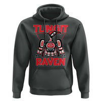 Tlingit Raven Totem Hoodie Alaska Native Tribal Art Design
