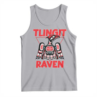 Tlingit Raven Totem Tank Top Alaska Native Tribal Art Design