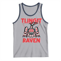 Tlingit Raven Totem Tank Top Alaska Native Tribal Art Design