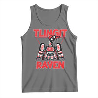 Tlingit Raven Totem Tank Top Alaska Native Tribal Art Design