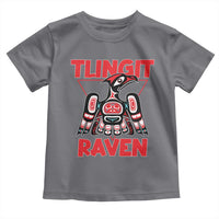 Tlingit Raven Totem Toddler T Shirt Alaska Native Tribal Art Design