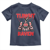 Tlingit Raven Totem Toddler T Shirt Alaska Native Tribal Art Design