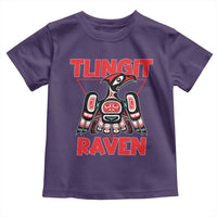 Tlingit Raven Totem Toddler T Shirt Alaska Native Tribal Art Design
