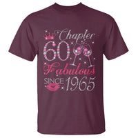 Chapter 60 Fabulous T Shirt Sparkle Since 1965 60Th Birthday Gift For Women