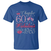 Chapter 60 Fabulous T Shirt Sparkle Since 1965 60Th Birthday Gift For Women