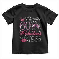 Chapter 60 Fabulous Toddler T Shirt Sparkle Since 1965 60Th Birthday Gift For Women