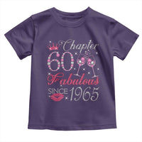 Chapter 60 Fabulous Toddler T Shirt Sparkle Since 1965 60Th Birthday Gift For Women