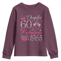 Chapter 60 Fabulous Youth Sweatshirt Sparkle Since 1965 60Th Birthday Gift For Women