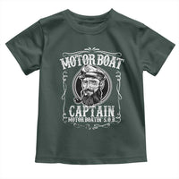 Motor Boat Captain Toddler T Shirt Funny Boating Pontoon Party Motor Boatin Lake Life