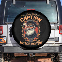 Funny Motor Boat Captain Spare Tire Cover Pontoon SOB Motor Boating Vintage