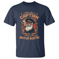 Funny Motor Boat Captain T Shirt Pontoon SOB Motor Boating Vintage