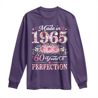 Happy 60th Birthday Floral Sweatshirt Made In 1965 60 Years of Perfection TS02