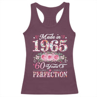 Happy 60th Birthday Floral T Shirt For Kid Made In 1965 60 Years of Perfection TS02