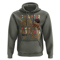 Chapter 60 Fabulous Leopard Hoodie Since 1965 60Th Birthday Gift For Women