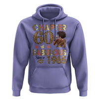 Chapter 60 Fabulous Leopard Hoodie Since 1965 60Th Birthday Gift For Women
