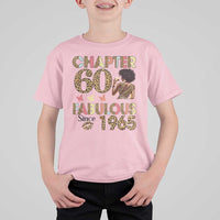 Chapter 60 Fabulous Leopard T Shirt For Kid Since 1965 60Th Birthday Gift For Women