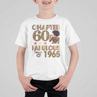 Chapter 60 Fabulous Leopard T Shirt For Kid Since 1965 60Th Birthday Gift For Women