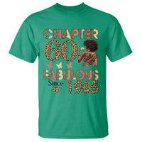 Chapter 60 Fabulous Leopard T Shirt Since 1965 60Th Birthday Gift For Women