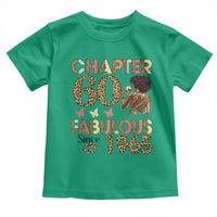 Chapter 60 Fabulous Leopard Toddler T Shirt Since 1965 60Th Birthday Gift For Women