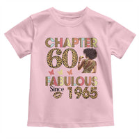 Chapter 60 Fabulous Leopard Toddler T Shirt Since 1965 60Th Birthday Gift For Women