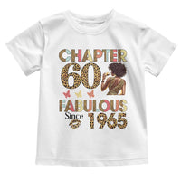 Chapter 60 Fabulous Leopard Toddler T Shirt Since 1965 60Th Birthday Gift For Women