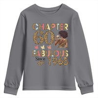 Chapter 60 Fabulous Leopard Youth Sweatshirt Since 1965 60Th Birthday Gift For Women