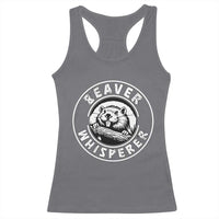 Beaver Whisperer Racerback Tank Top Funny Wildlife Lover Nature Humor