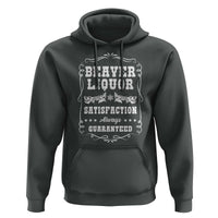 Funny Beaver Liquor Hoodie Adult Drinking Humor Pun Vintage
