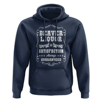 Funny Beaver Liquor Hoodie Adult Drinking Humor Pun Vintage