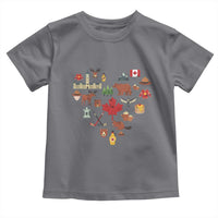 Canada Pride Toddler T Shirt Canadian Flag Maple Leaf