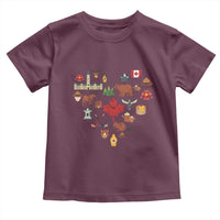Canada Pride Toddler T Shirt Canadian Flag Maple Leaf