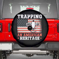 Trapping American Heritage Spare Tire Cover Patriotic Trap Hunting Trapper