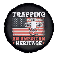 Trapping American Heritage Spare Tire Cover Patriotic Trap Hunting Trapper