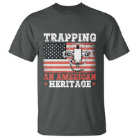 Trapping American Heritage T Shirt Patriotic Trap Hunting Trapper