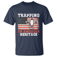 Trapping American Heritage T Shirt Patriotic Trap Hunting Trapper