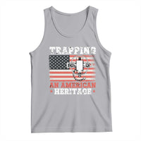 Trapping American Heritage Tank Top Patriotic Trap Hunting Trapper