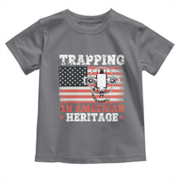 Trapping American Heritage Toddler T Shirt Patriotic Trap Hunting Trapper